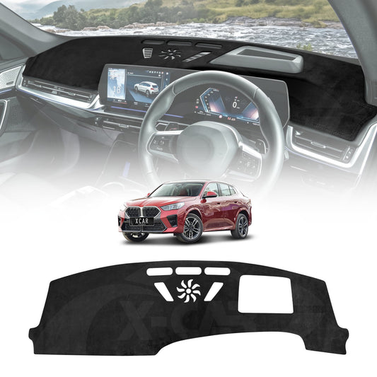 Dash Mat for BMW X2 U10 Series 2023-Onwards with HUD Non-Slip Microfiber Pad Cover Interior Accessories