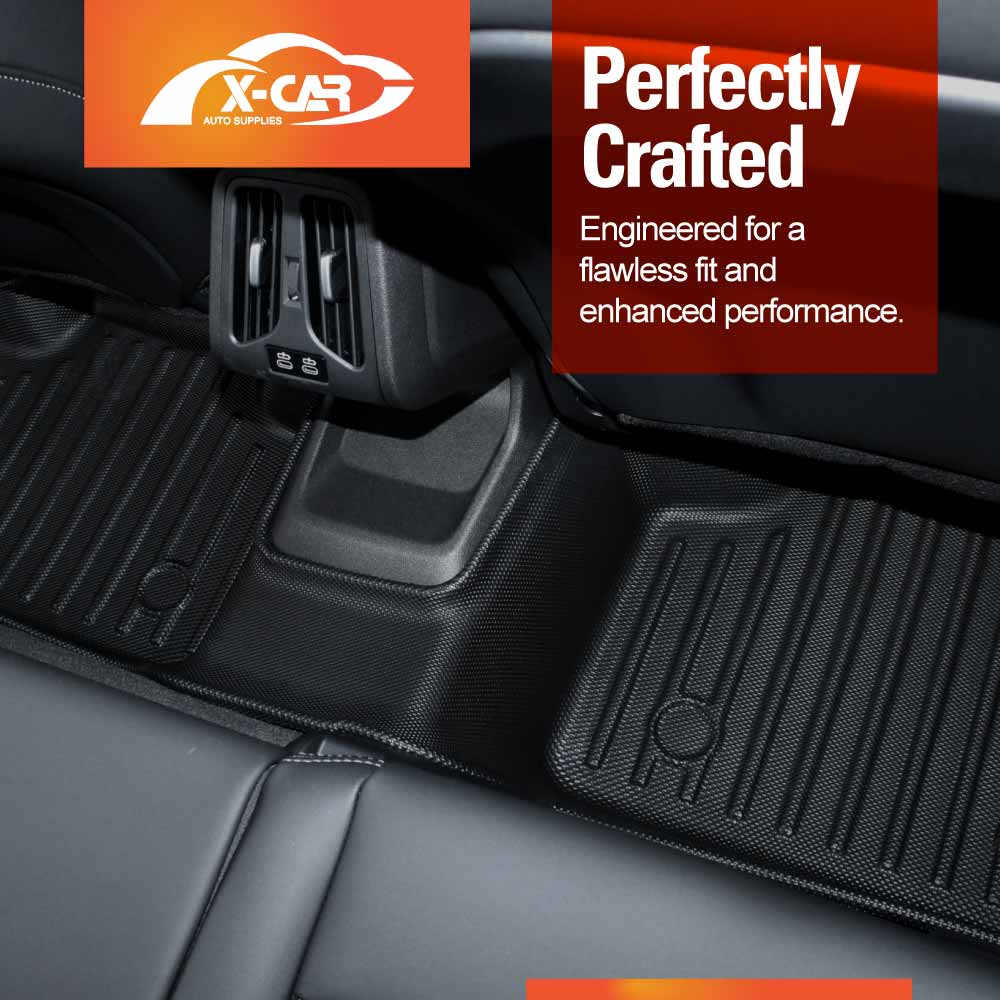 3D Floor Mats Boot Liner Set for BMW X2 U10 Series 2023-Onwards All Weather Heavy Duty Cargo Car Trunk Luggage Tray