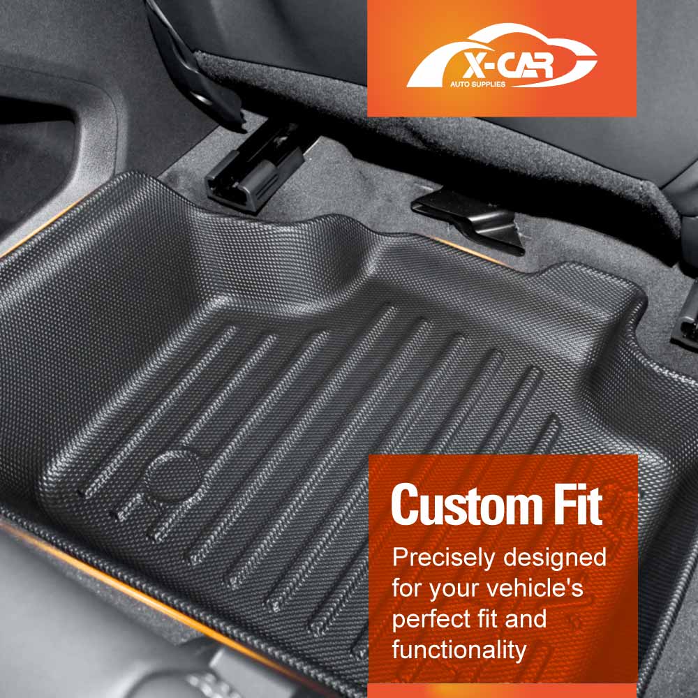 3D Floor Mats Boot Liner Set for BMW X2 U10 Series 2023-Onwards All Weather Heavy Duty Cargo Car Trunk Luggage Tray