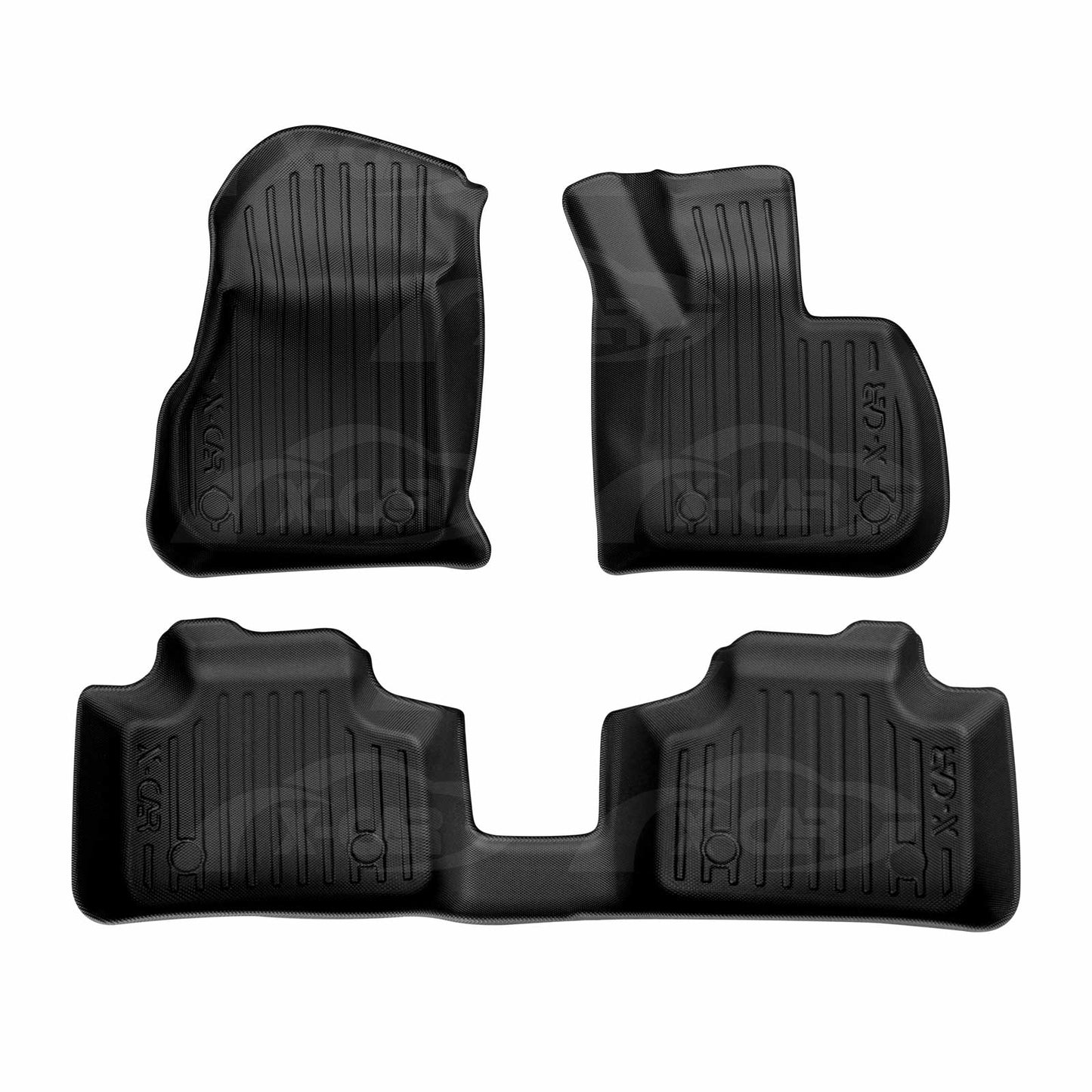 3D Floor Mats for BMW X2 U10 Series 2023-Onwards Heavy Duty All Weather Car Waterproof Interior Protection Liner Set