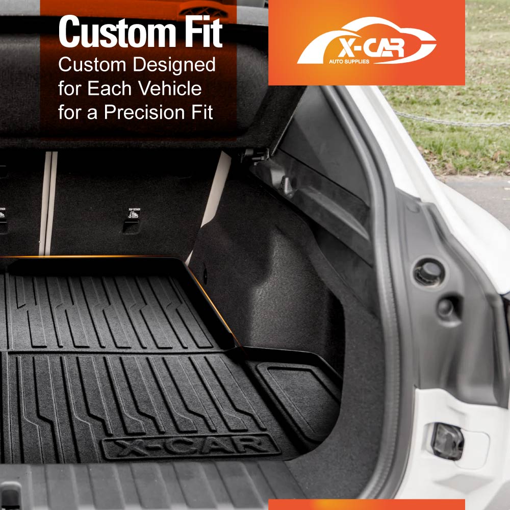 3D Floor Mats Boot Liner Set for BMW X2 U10 Series 2023-Onwards All Weather Heavy Duty Cargo Car Trunk Luggage Tray