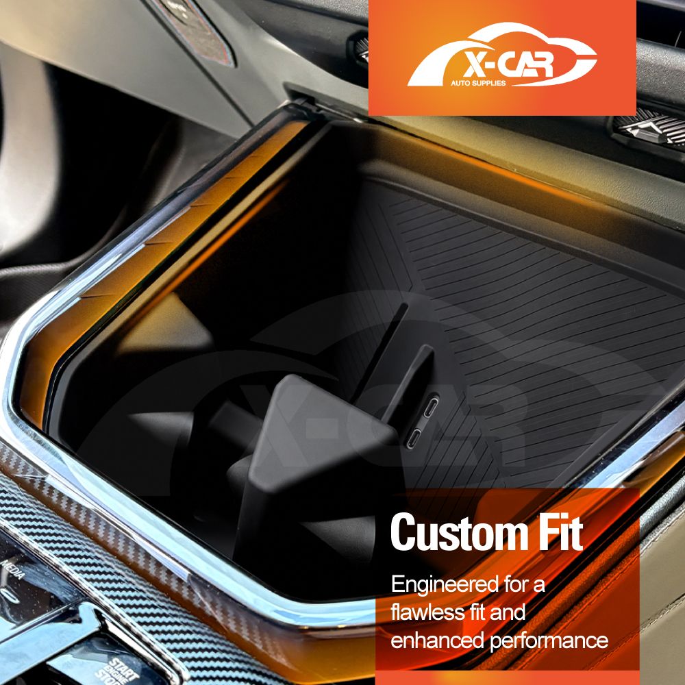 Centre Console Organizer Set for BMW X3 G45 2024-Onwards Wireless Charging Phone Pad Cup Holder Armrest Insert Storage Accessories