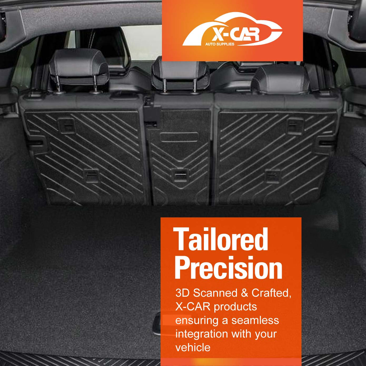 Back Seat Protector for BMW X3 G45 30e xDrive PHEV 2024-Onwards All Weather Heavy Duty Car Seat Kick Mats Cover