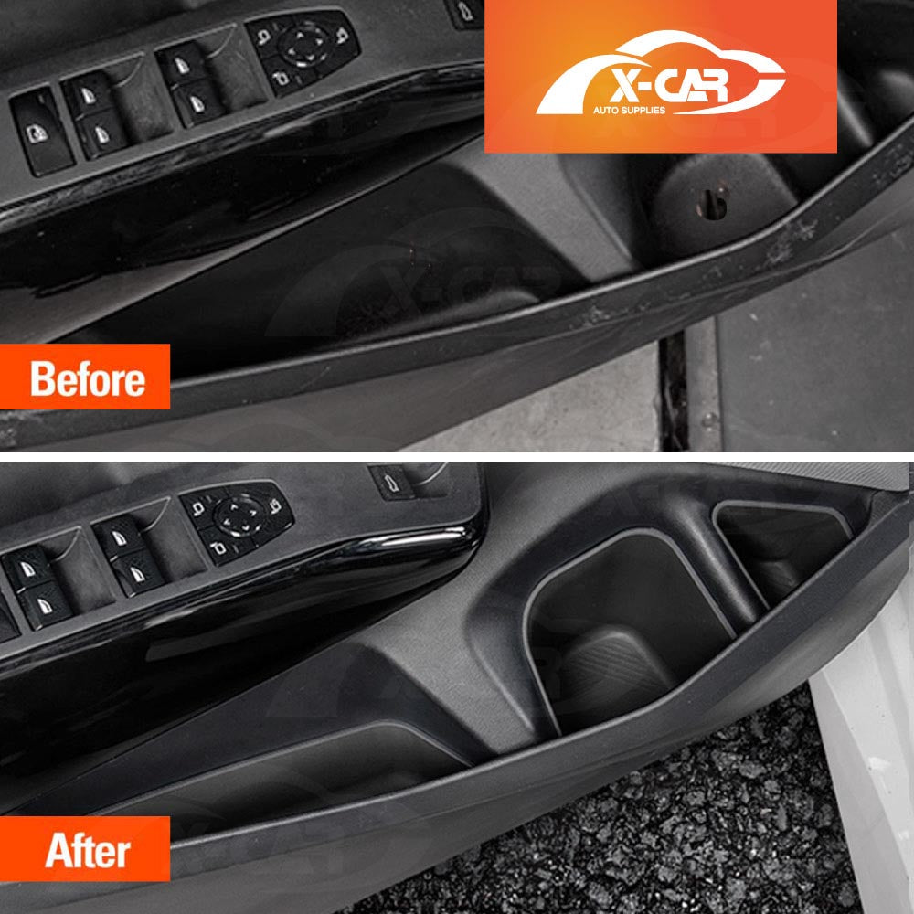 Car Door Side Storage Box Tray for BMW X3 G45 Series 2024-Onwards Organizer Accessories Front and Rear Row Set