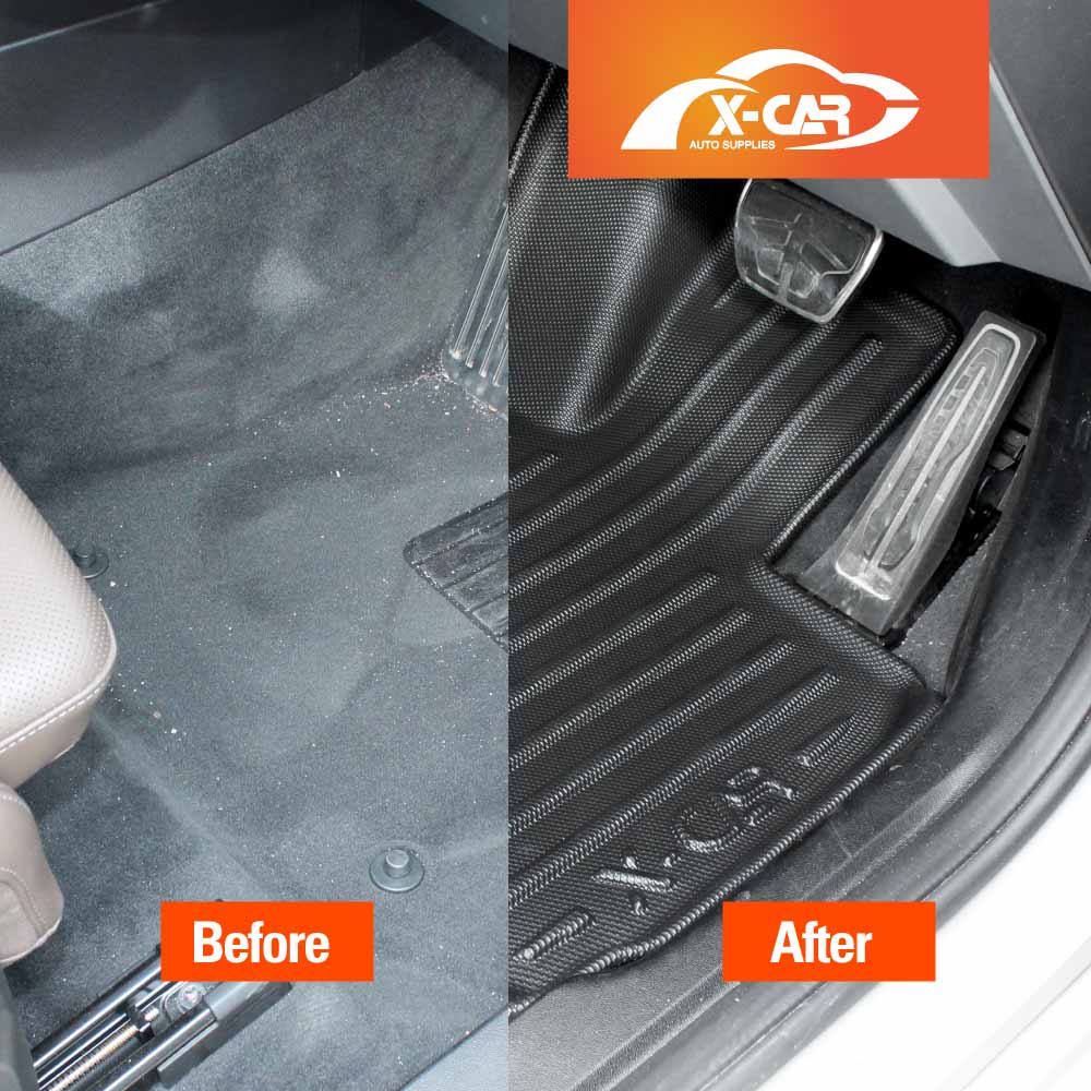 3D Floor Mats Boot Liner Set for BMW X3 G45 Series 2024-Onwards All Weather Heavy Duty Cargo Kick Mats Back Seat Protector Cover