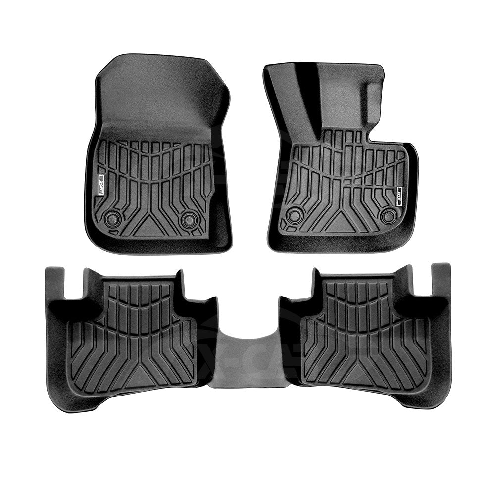 3D All-Weather Floor Mats for BMW BMW X3 M G01 F97 2017-2024 Heavy Duty Customized Car Floor Liners Full Set Carpet