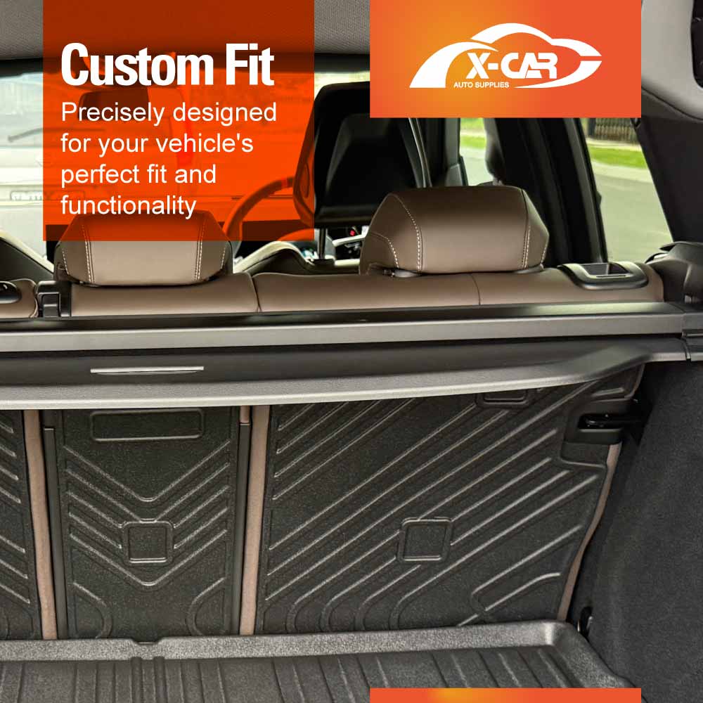 3D Floor Mats Boot Liner Set for BMW X3 M G01 F97 2017-2024 All Weather Heavy Duty Cargo Kick Mats Back Seat Protector Cover