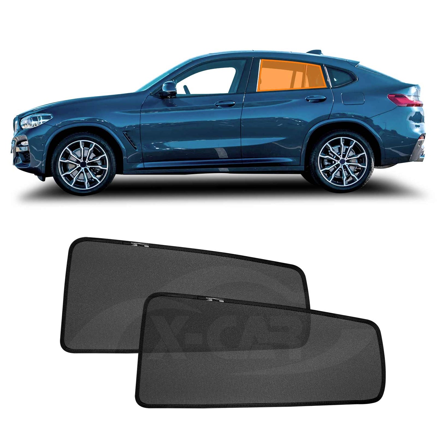 Rear Window Sun Shade for BMW X4 G2 2018-2025 Car Sun Blind Mesh