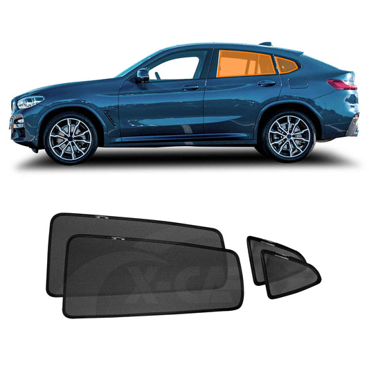 Rear Port Window Sun Shade for BMW X4 G2 2018-2025 Car Sun Blind Mesh