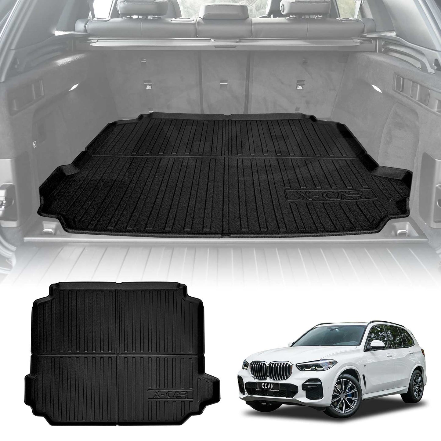 Heavy Duty Trunk Cargo Mat Boot Liner Luggage Tray for BMW X5 X5M G05 F95 2018-Onwards