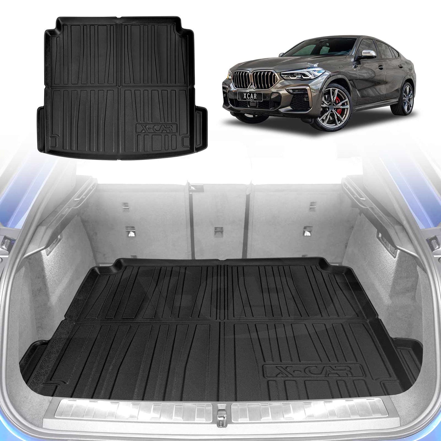 Boot Liner for BMW X6 2019-Onwards Heavy Duty Cargo Trunk Cover Mat Luggage Tray