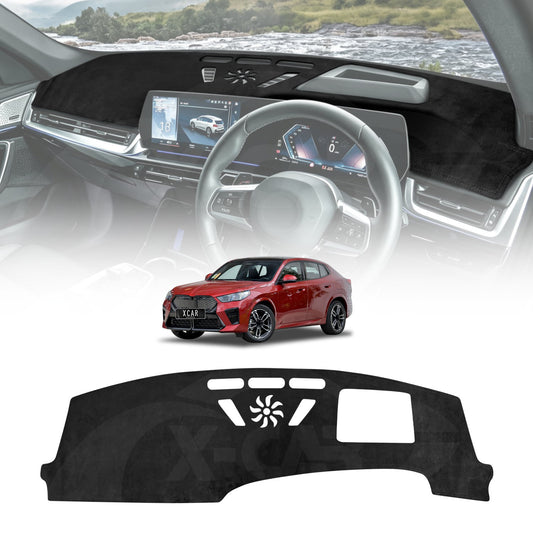 Dash Mat for BMW iX2 U10 Series 2024-Onwards with HUD Non-Slip Microfiber Pad Cover Interior Accessories