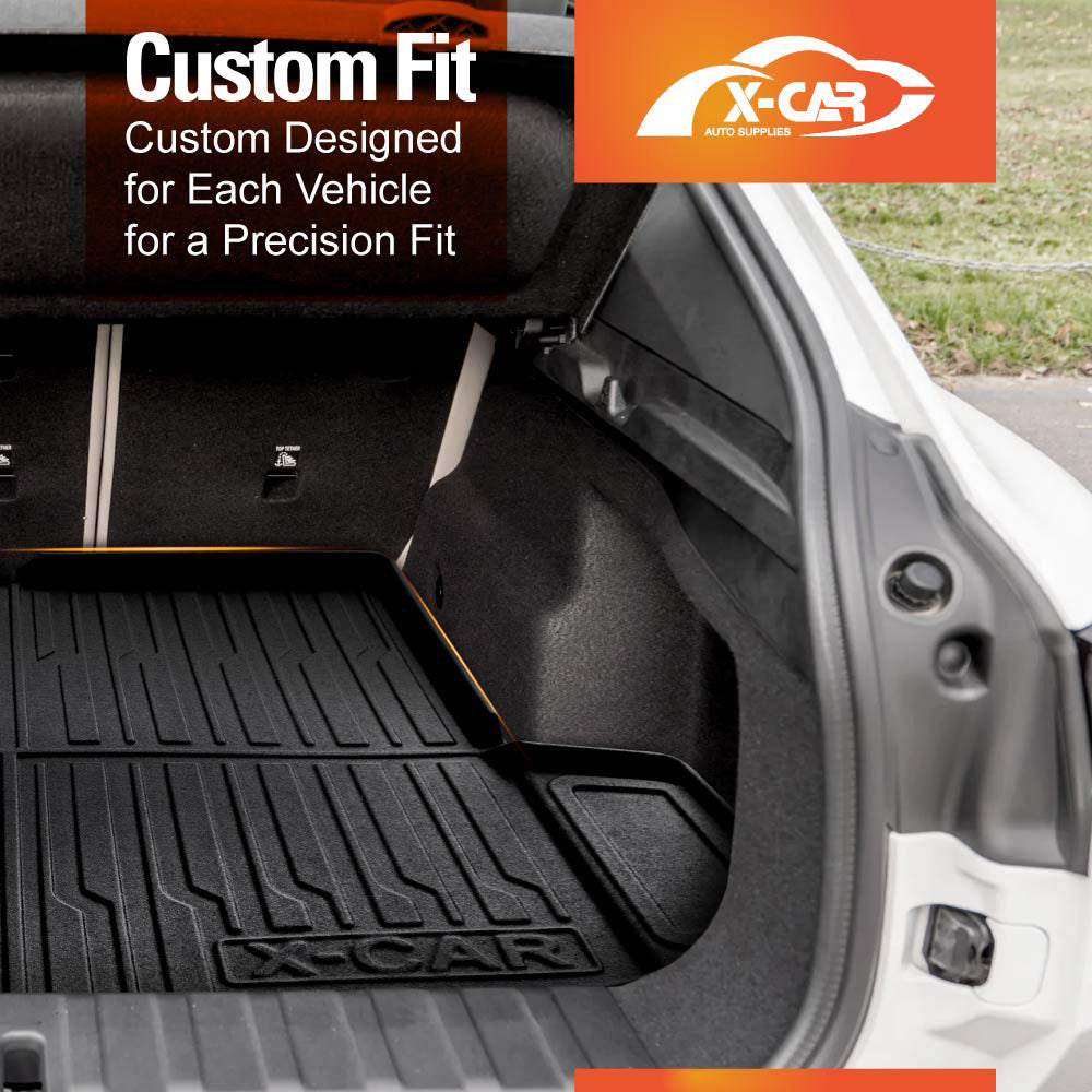 3D Floor Mats Boot Liner Set for BMW iX2 U10 Series 2024-Onwards All Weather Heavy Duty Cargo Car Trunk Luggage Tray