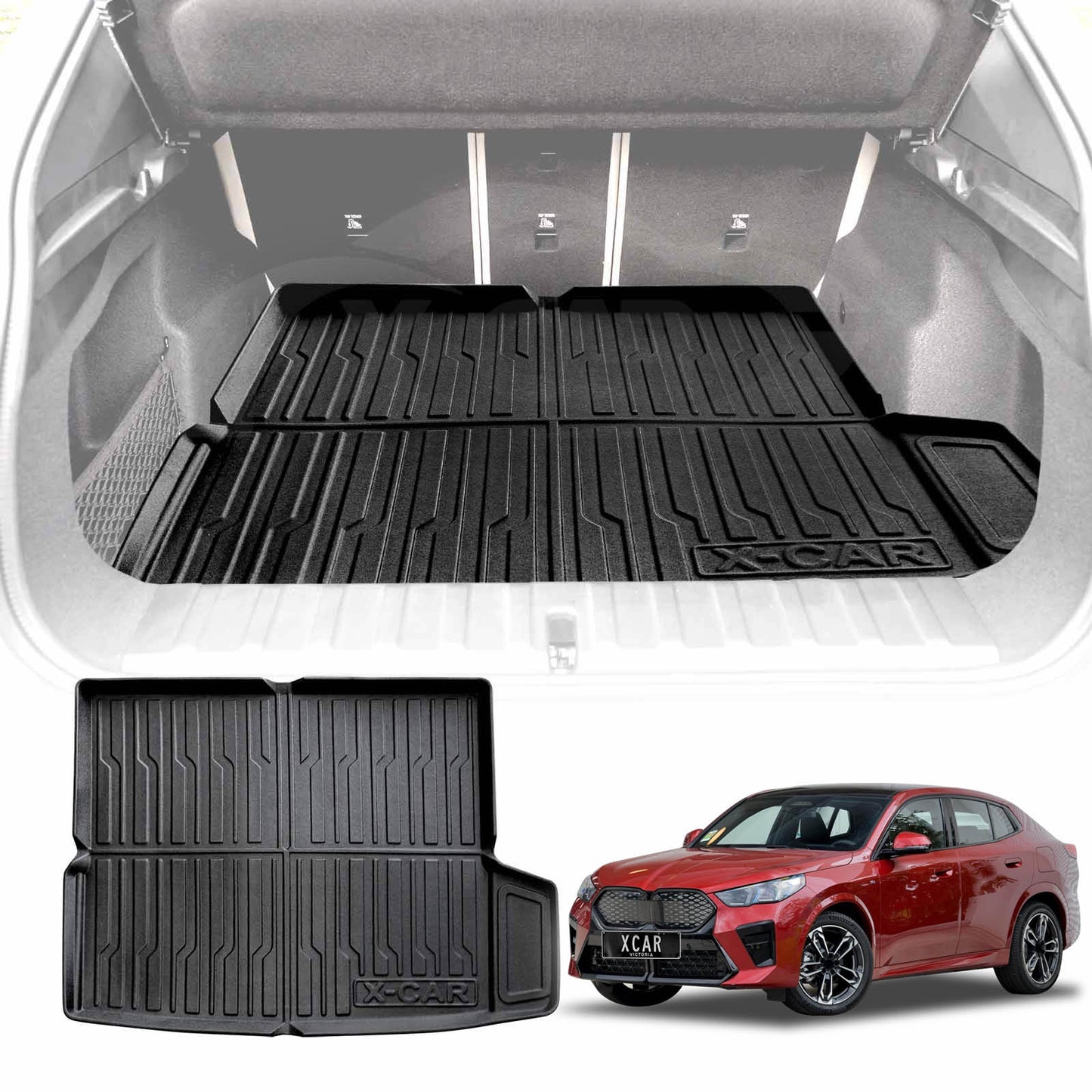 Boot Liner for BMW iX2 U10 Series 2024-Onwards All Weather Heavy Duty Cargo Trunk Cover Mat Luggage Tray