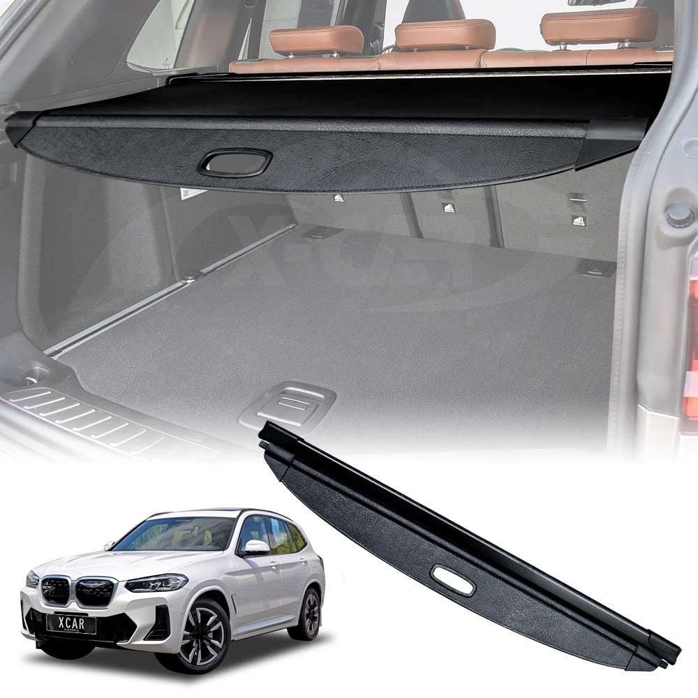 Retractable Cargo Cover for BMW iX3 2023-2025 Rear Rack Partition Shelter Canvas Trunk Luggage Security Shield Shade
