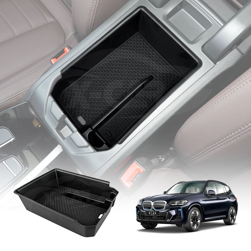 Armrest Organizer Tray for BMW iX3 2023-2025 Centre Console Storage Box Interior Car Accessories