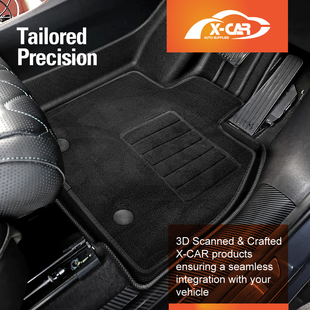 Premium Floor Mats for BYD SEALION 7 SEALION7 2025-Onwards Heavy Duty All Weather Double Layer TPE Carpet Car Interior Liner Set