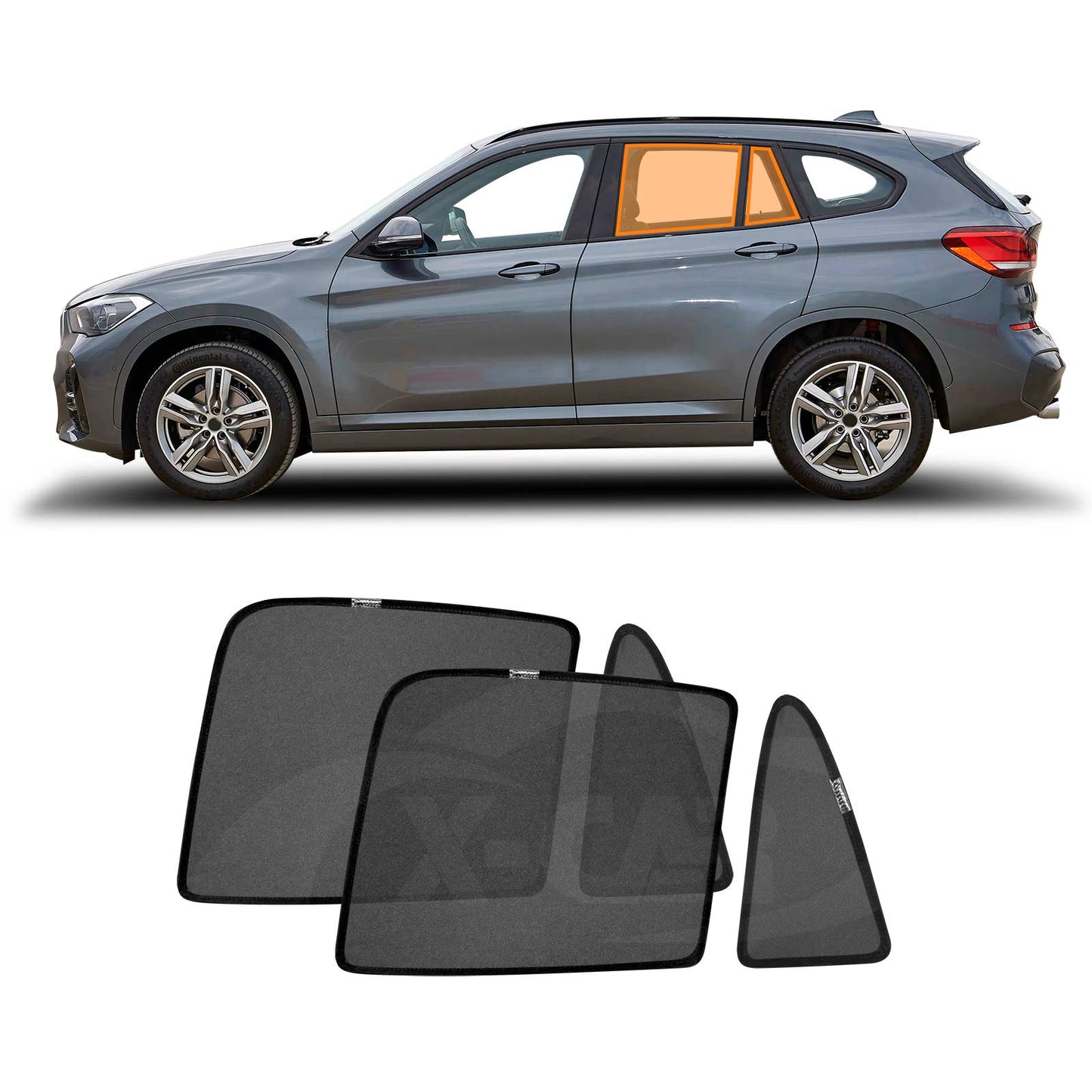 Rear Window Sun Shade for BMW X1 F48 Series 2nd Gen 2015-2022 Car Sun Blind Mesh