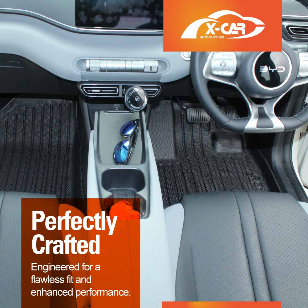 3D Floor Mats for BYD ATTO1 ATTO 1 Hatch 2025-Onwards Heavy Duty All Weather Car Waterproof Interior Protection Liner Set