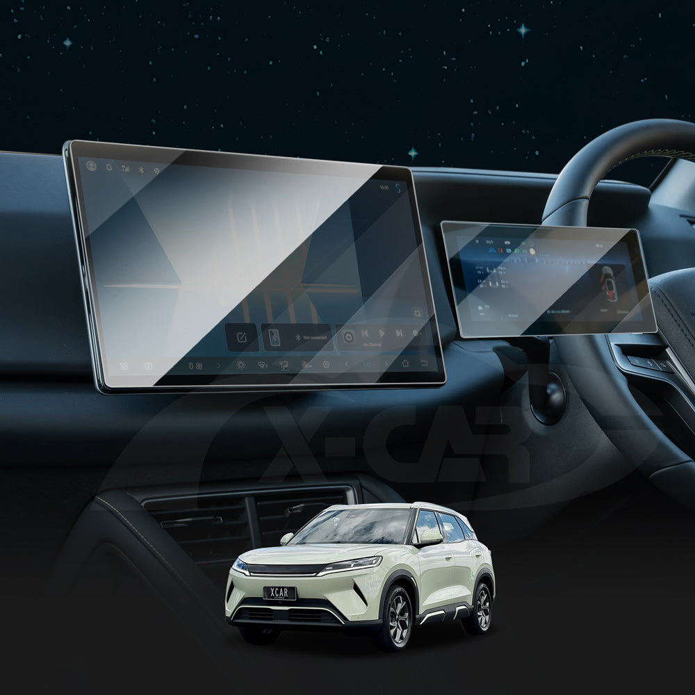 Tempered Glass Screen Protector Set for BYD Atto 2 Atto2 2025-Onwards Dash Centre Console Touchscreen Anti-Scratch Cover