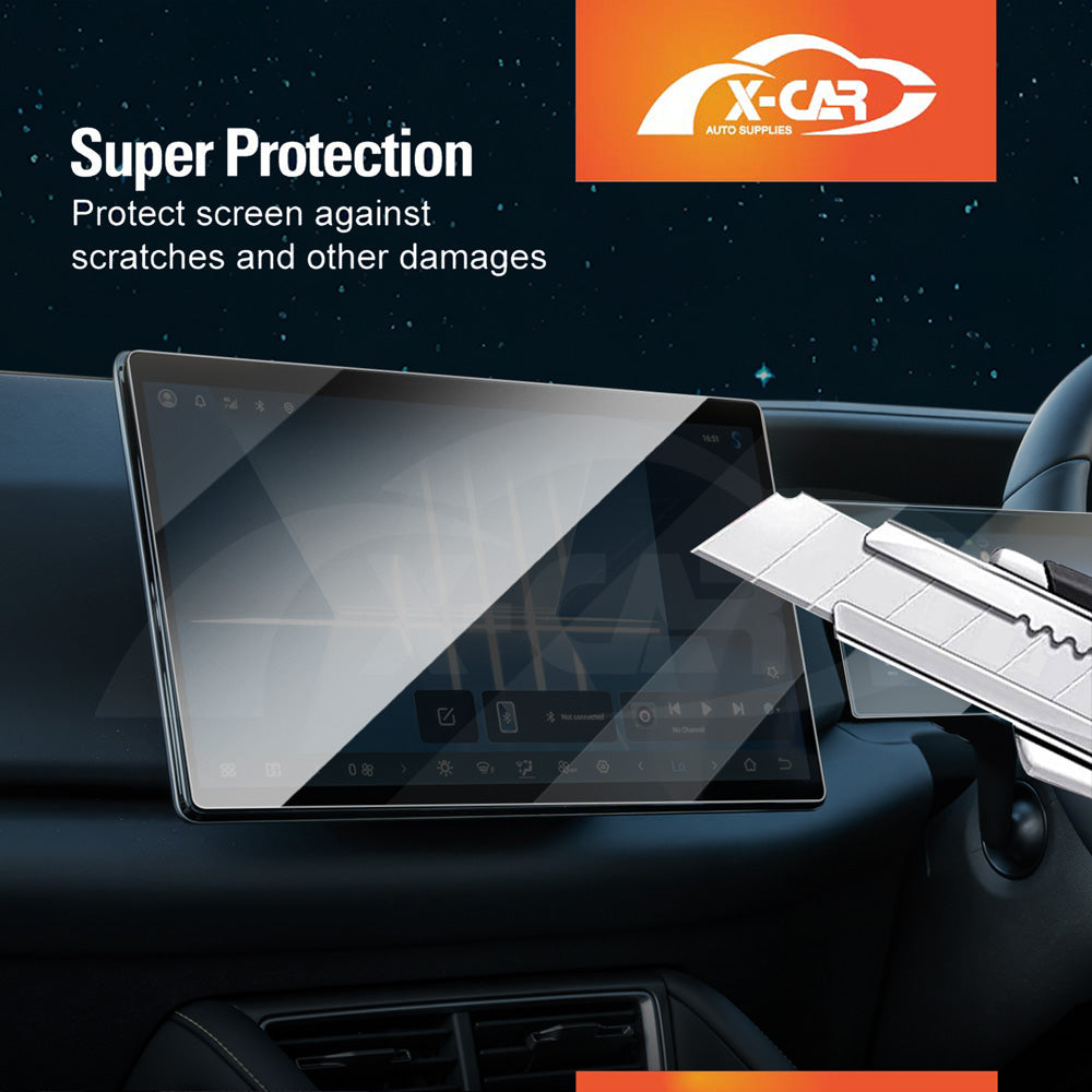Tempered Glass Screen Protector Set for BYD Atto 2 Atto2 2025-Onwards Dash Centre Console Touchscreen Anti-Scratch Cover