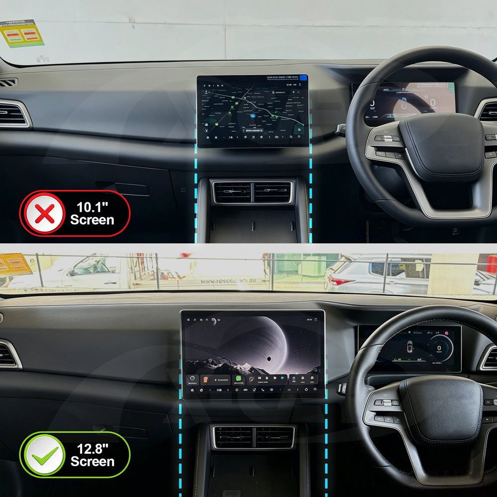 Tempered Glass Screen Protector Set for BYD Atto 2 Atto2 2025-Onwards Dash Centre Console Touchscreen Anti-Scratch Cover