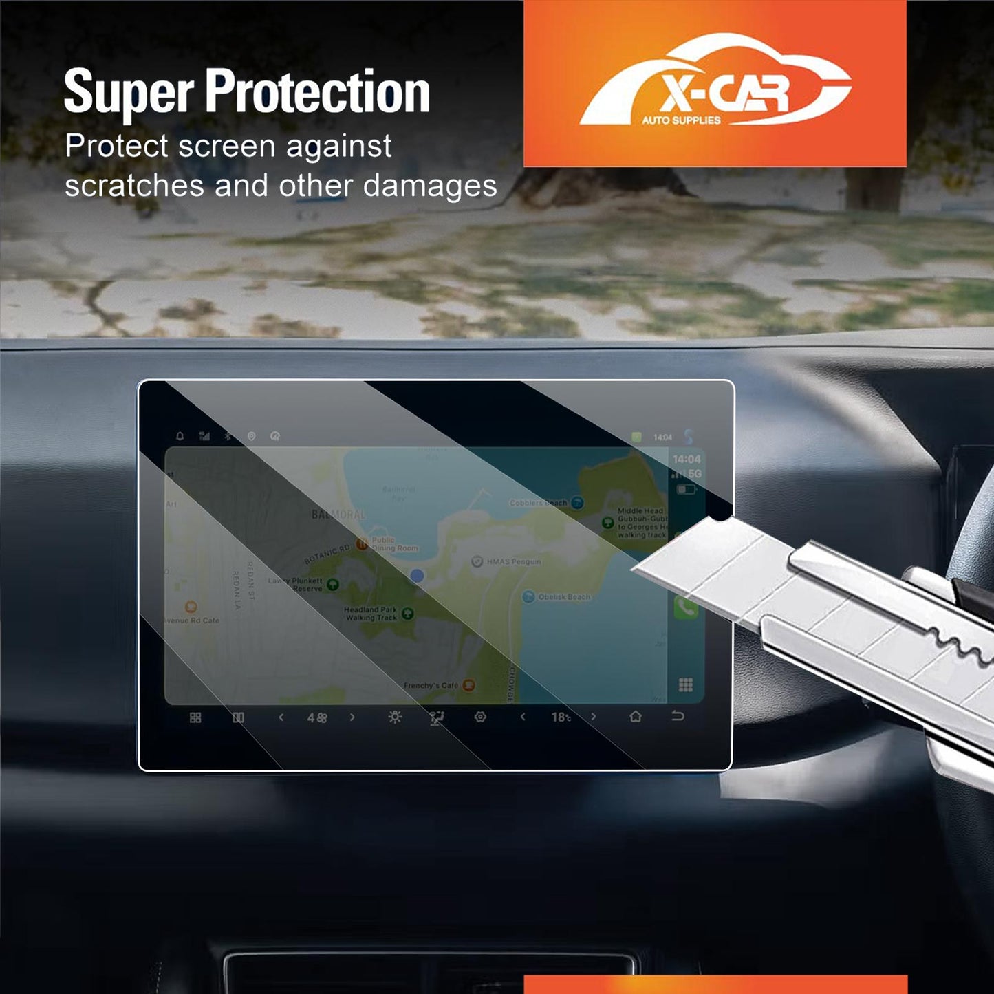 12.8-inch Tempered Glass Screen Protector for BYD Atto 2 Atto2 2025-Onwards Touchscreen Anti-Scratch Cover Accessories