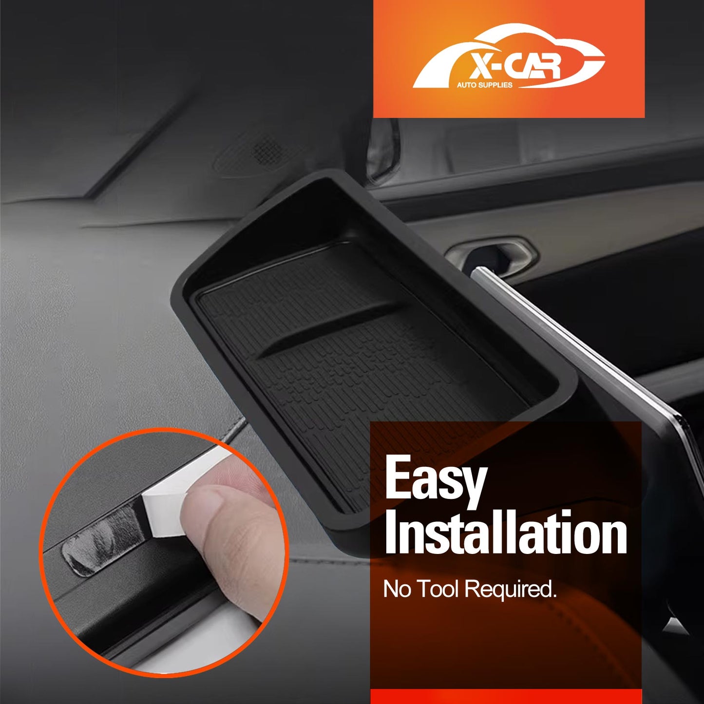 Screen Storage Box Tray for BYD Atto 2 Atto2 2025-Onwards Car Center Console Organizer Accessories