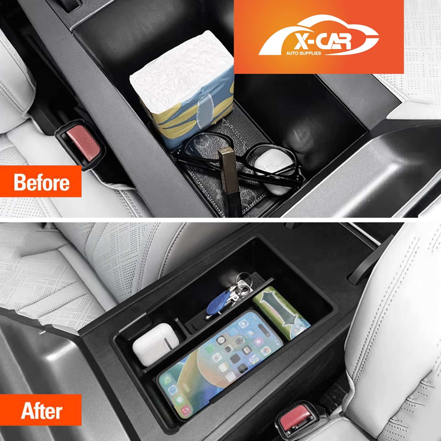 Centre Console Organizer Tray Set for BYD Atto 2 Atto2 2025-Onwards Armrest Storage Box Cup Holder Car Interior Accessories