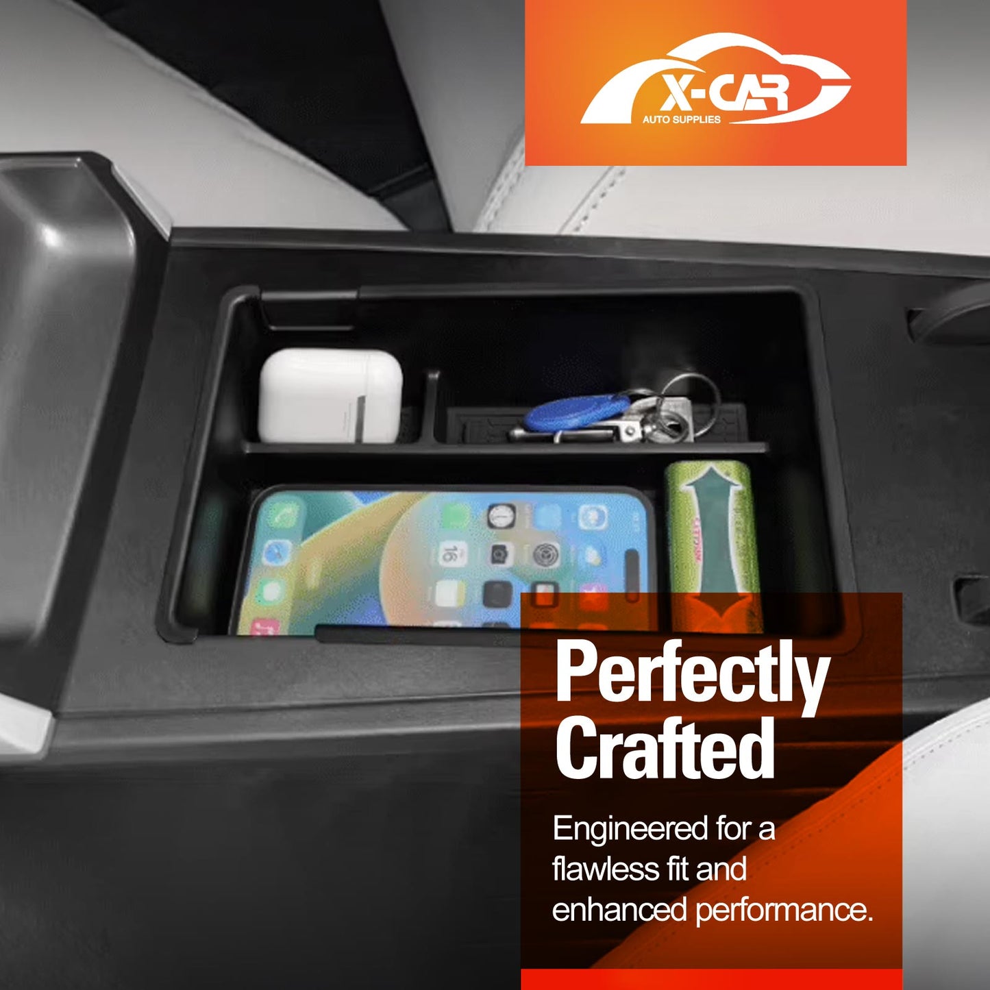 Armrest Organizer Tray for BYD Atto 2 Atto2 2025-Onwards Centre Console Storage Box Interior Car Accessories