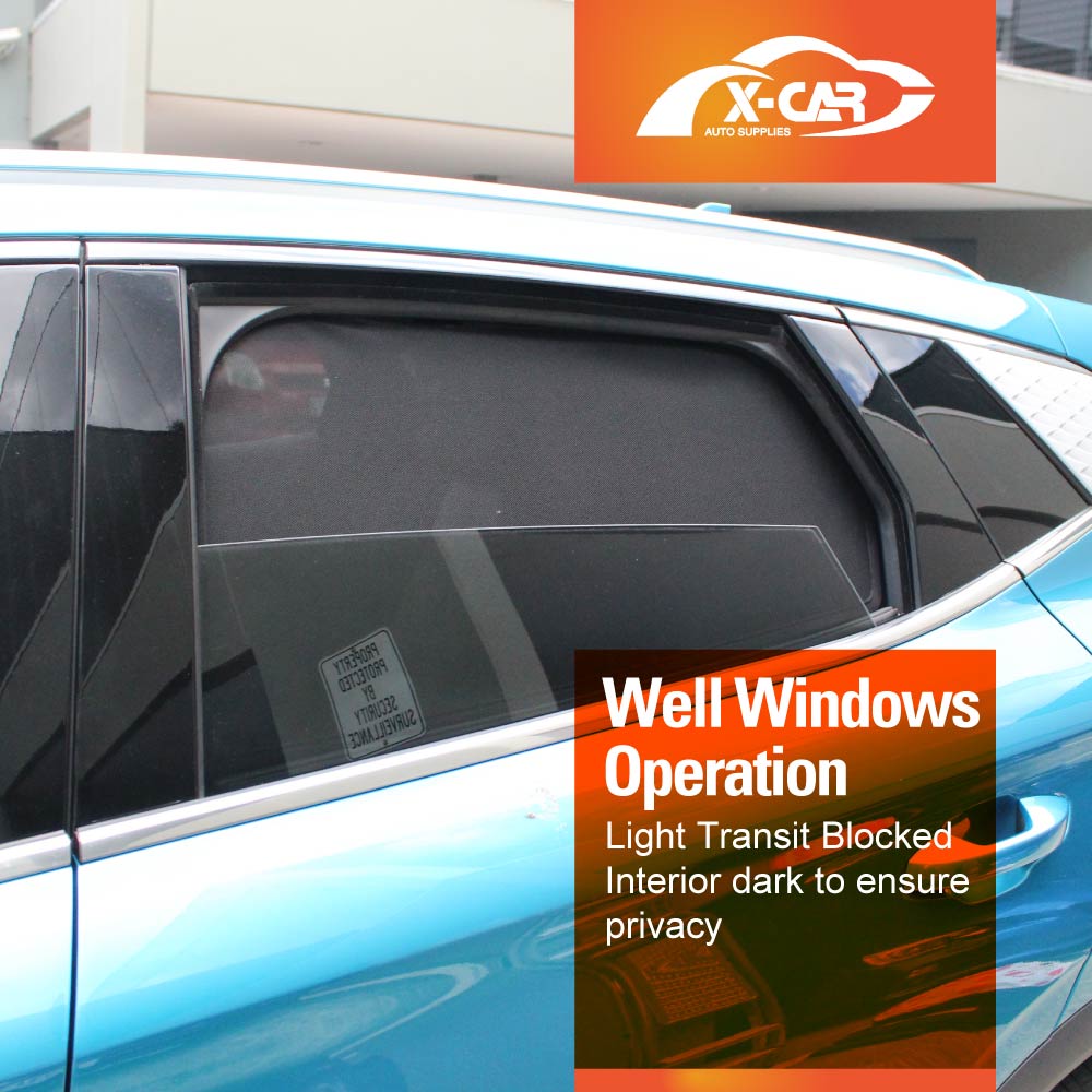 Rear & Port Window Sun Shades for BYD Atto 3 EVO 2026-Onwards Car UV Protection Sun Blind Mesh