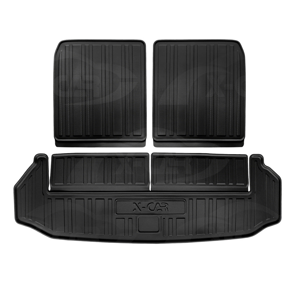 Boot Liners for DENZA B8 6-Seater 2026-Onwards All Weather Heavy Duty Cargo Trunk Mat Luggage Tray Car Accessories 3 Pcs Set
