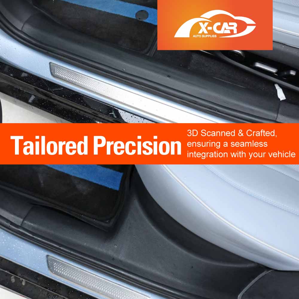 Front Rear Door Sill Plate Protector for BYD Seal 2023-2025 Car Threshold Scuff Trim Covers Guards Accessories