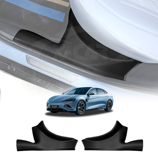 Rear Door Sill Plate Protector for BYD Seal 2023-2025 Car Threshold Scuff Trim Covers Guards Accessories