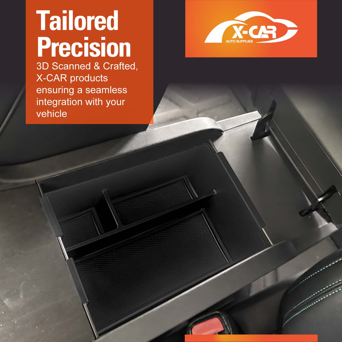 Centre Console Organiser Set for BYD Seal 6 Seal6 2026-Onwards Armrest Tray Storage Box Insert Interior Accessories