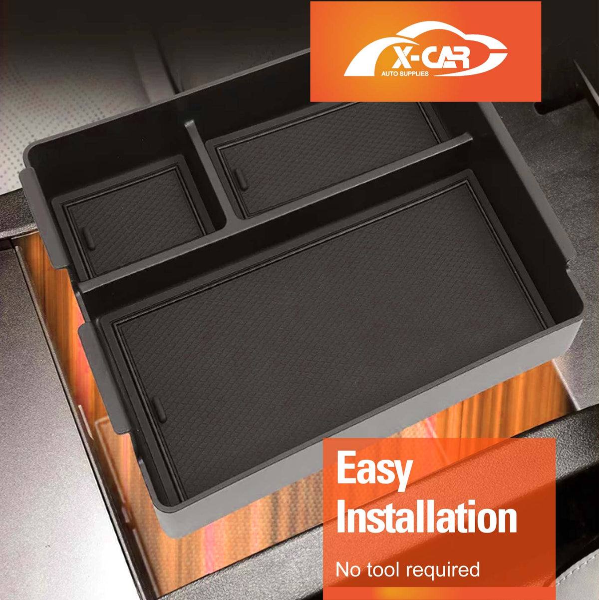 Centre Console Organiser Set for BYD Seal 6 Seal6 2026-Onwards Armrest Tray Storage Box Insert Interior Accessories
