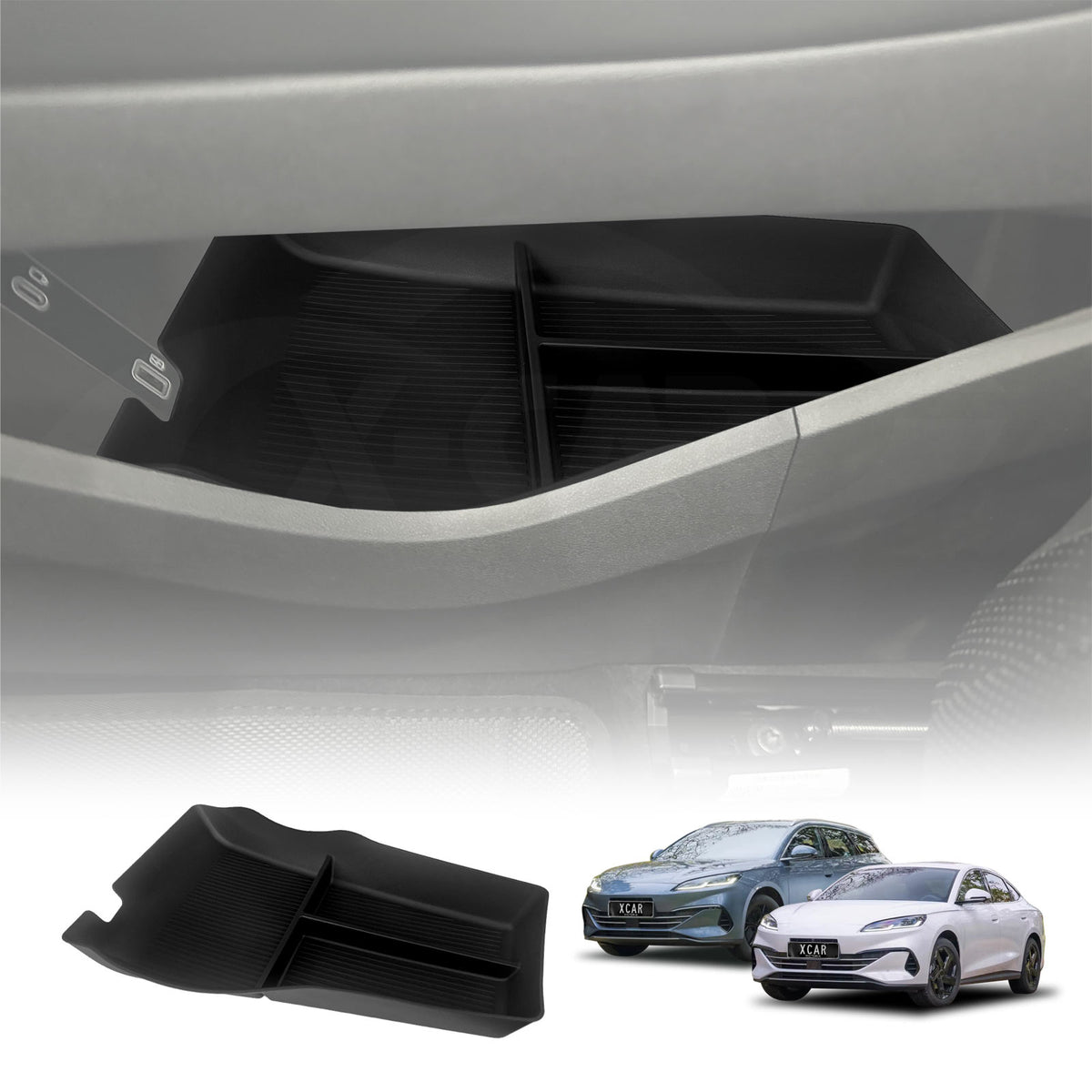 Lower Centre Console Organiser Tray for BYD Seal 6 Seal6 2026-Onwards Storage Box Car Interior Accessories