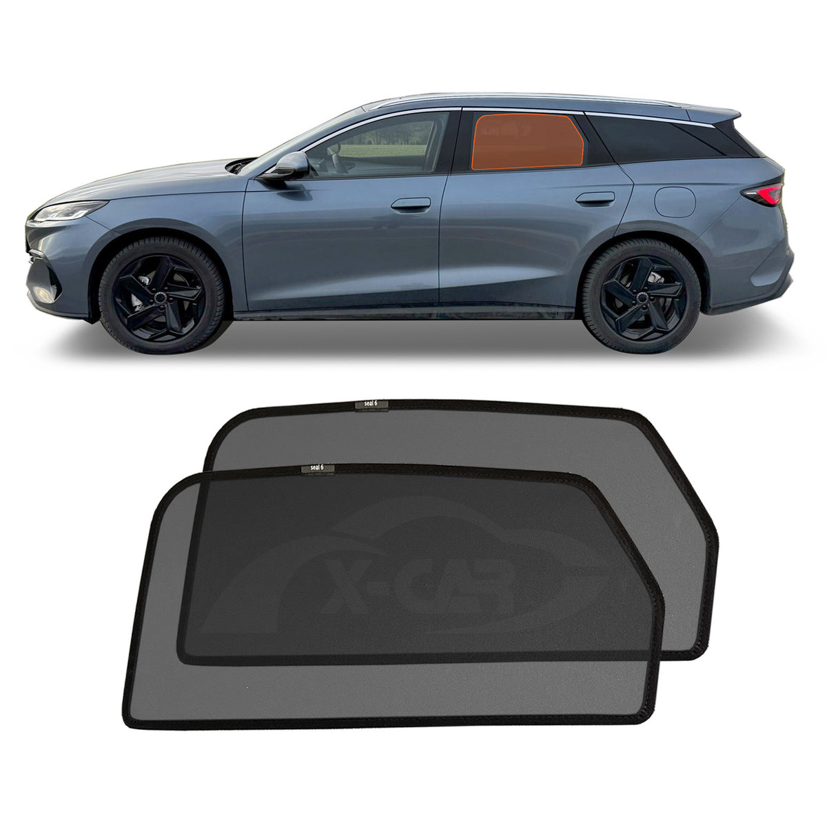 Rear Window Sun Shades for BYD Seal 6 Seal6 Touring Wagon 2026-Onwards Car UV Protection Sun Blind Mesh