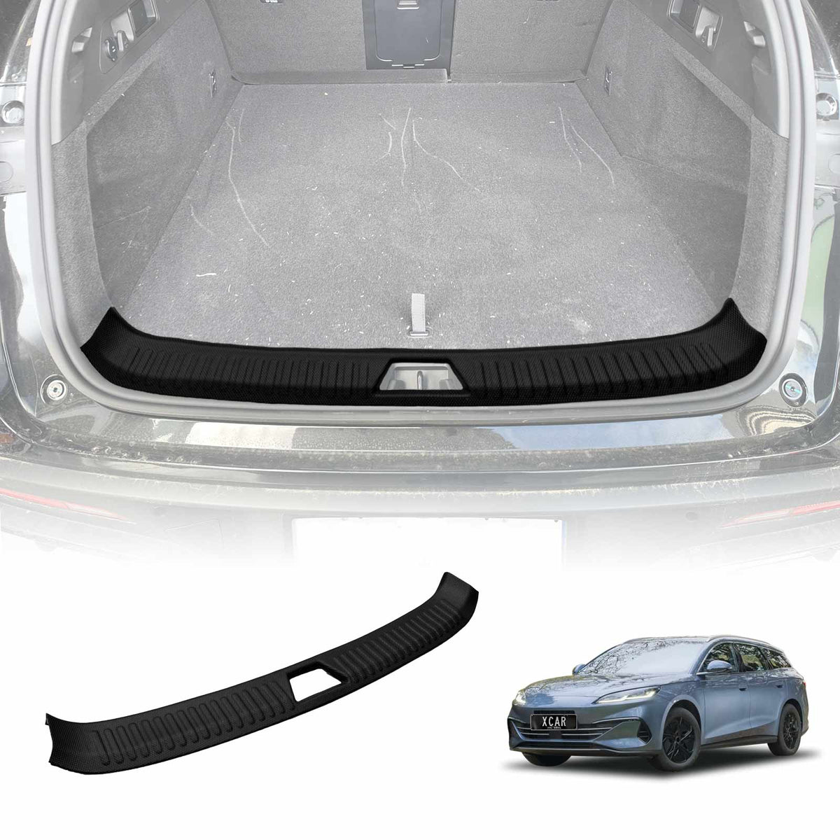 Boot Sill Protector for BYD Seal 6 Seal6 Touring Wagon 2026-Onwards TPE Rear Sill Guard Scuff Plate Protector