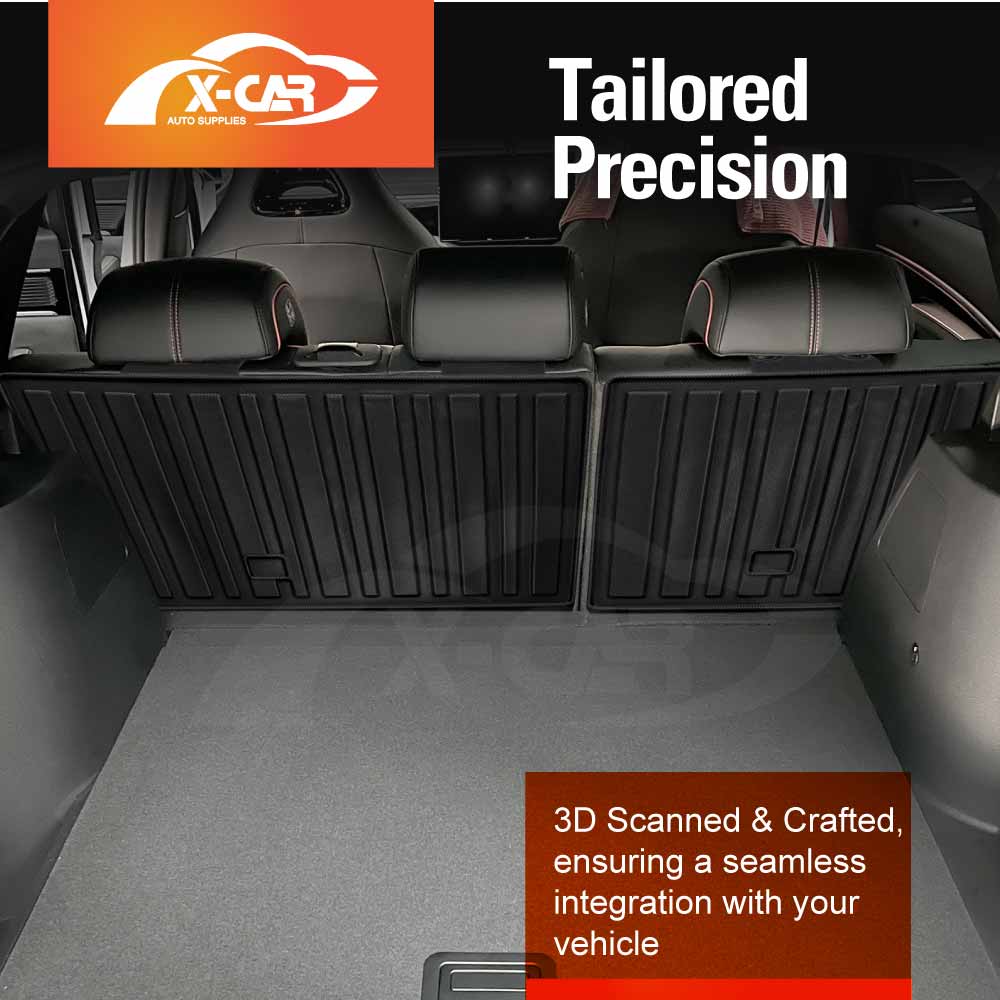 Floor Mats Boot Liner Set for BYD SEALION 6 SEALION6 2024-2025 Car Trunk Back Seat Protector Kick Mats Cover