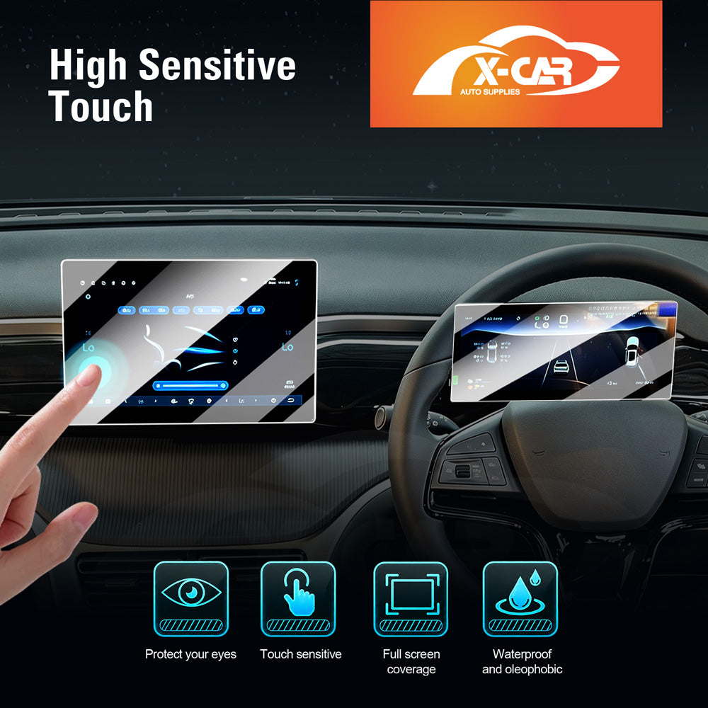 Dash & Centre Screen Protector for BYD Sealion 5 Sealion5 Essential 2026-Onwards 10.1-inch Tempered Glass Touchscreen Cover Accessories