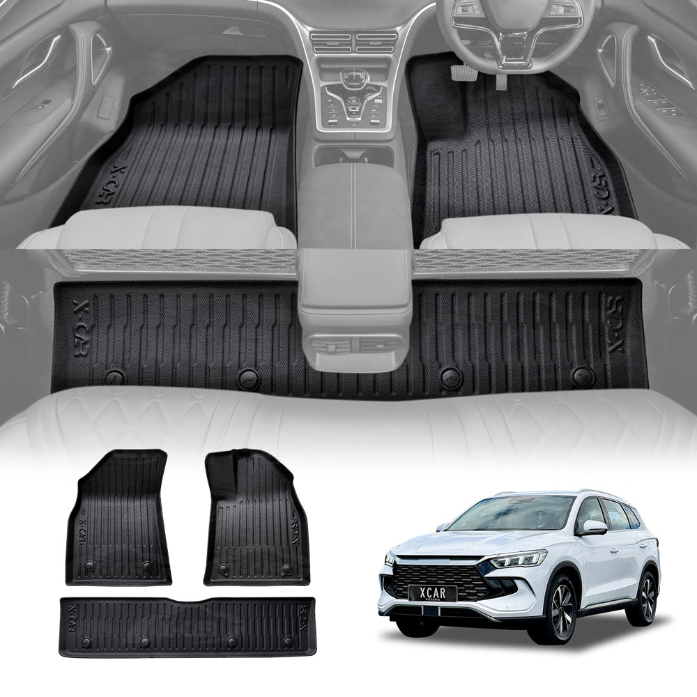 3D Floor Mats for BYD Sealion 5 Sealion5 2026-Onwards Heavy Duty All Weather Car Waterproof Interior Protection Liner Set