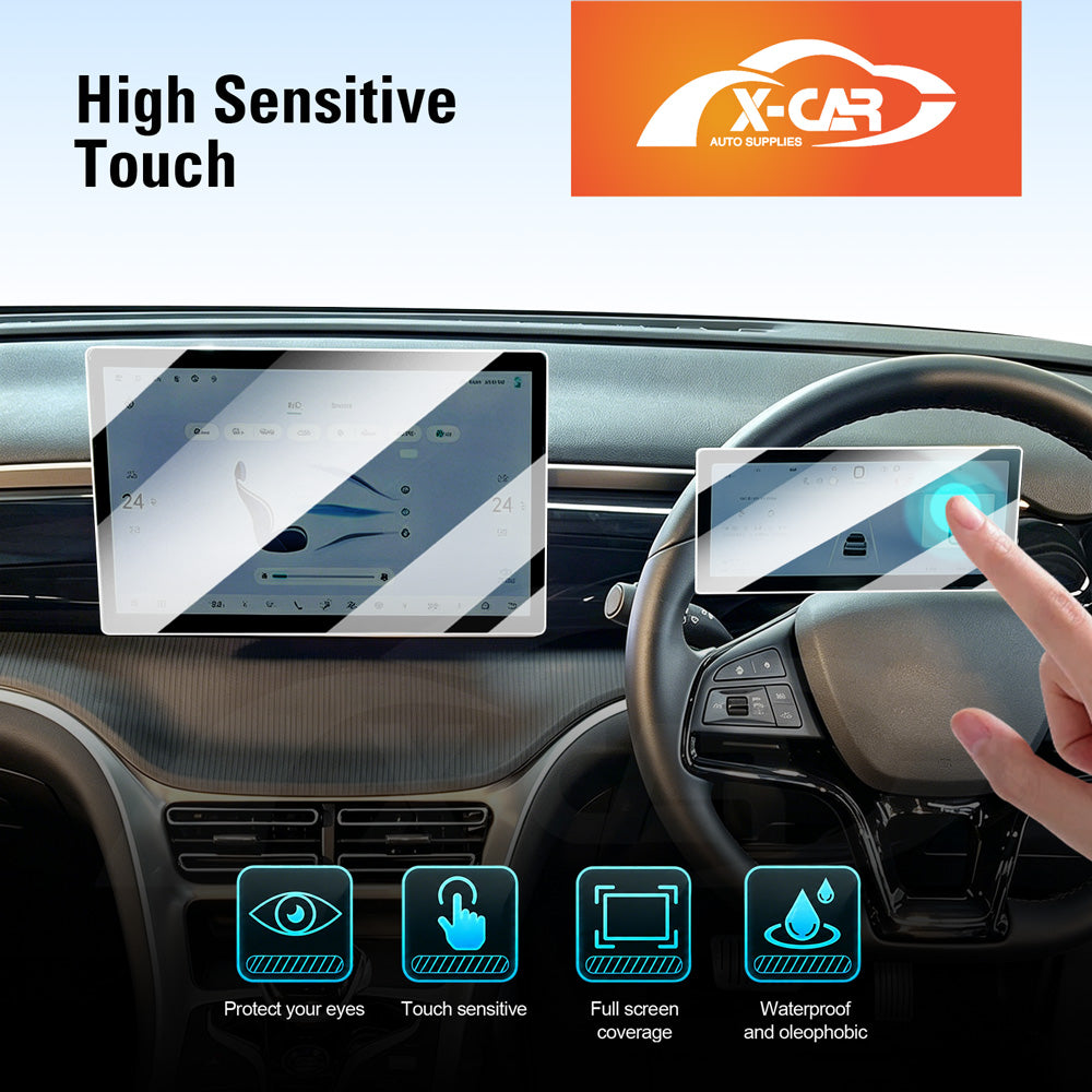 Dash & Centre Screen Protector for BYD Sealion 5 Sealion5 Premium 2026-Onwards 12.8-inch Tempered Glass Touchscreen Cover Accessories