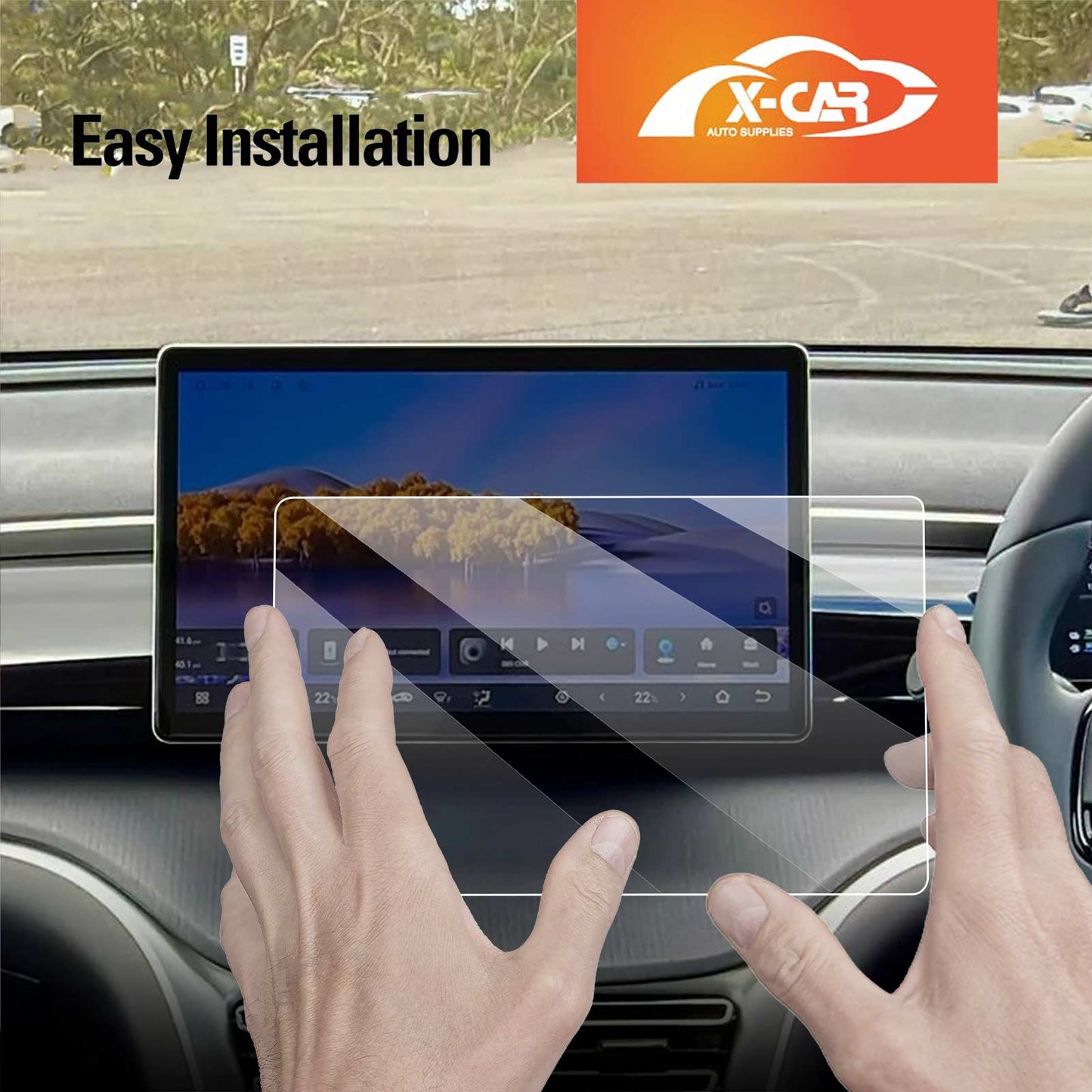 12.8-inch Tempered Glass Screen Protector for BYD Sealion 5 Sealion5 Premium 2026-OnwardsTouchscreen Anti-Scratch Cover Accessories