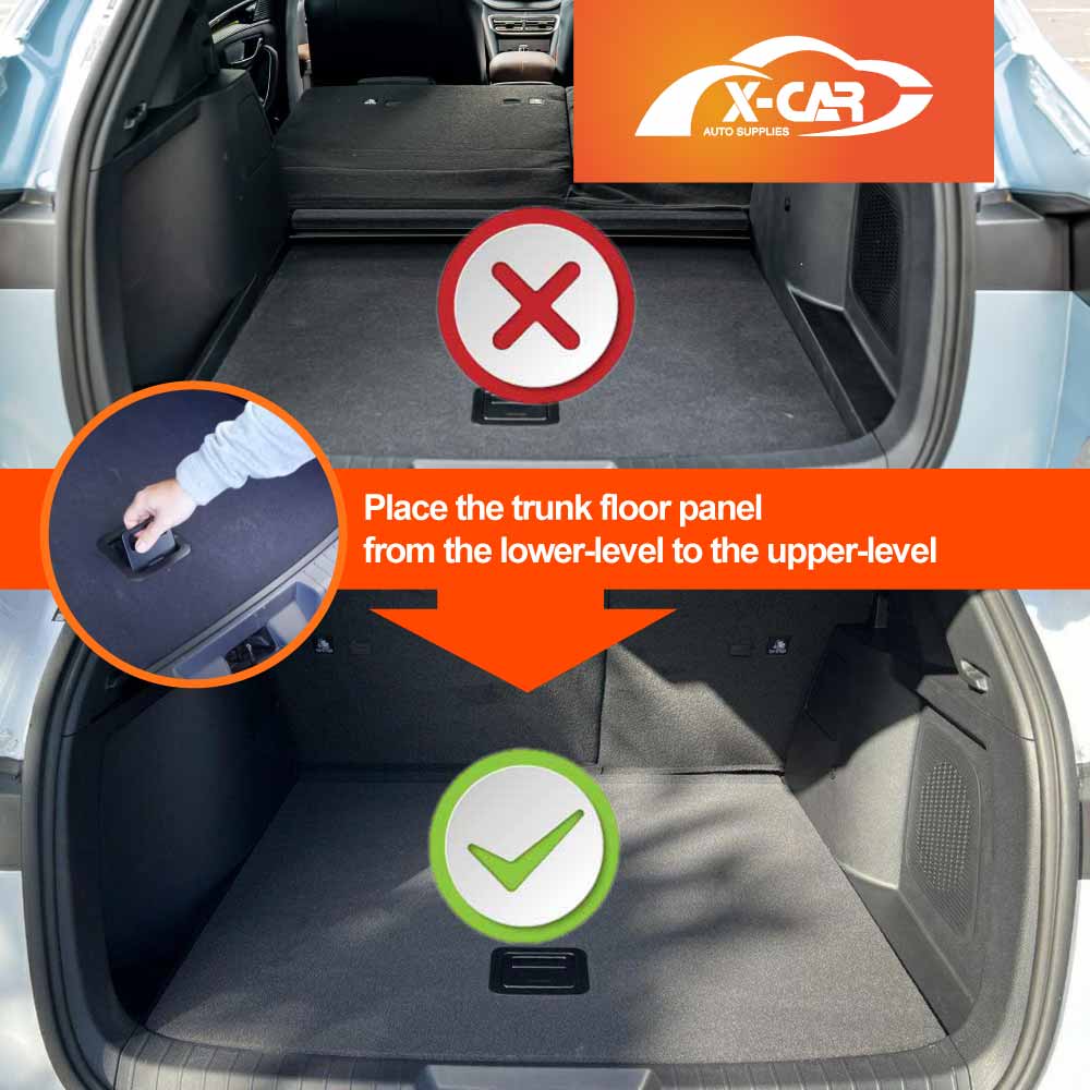 3D Floor Mats Boot Liner for BYD SEALION 6 SEALION6 2024-Onwards All Weather Heavy Duty Cargo Car Trunk Luggage Tray