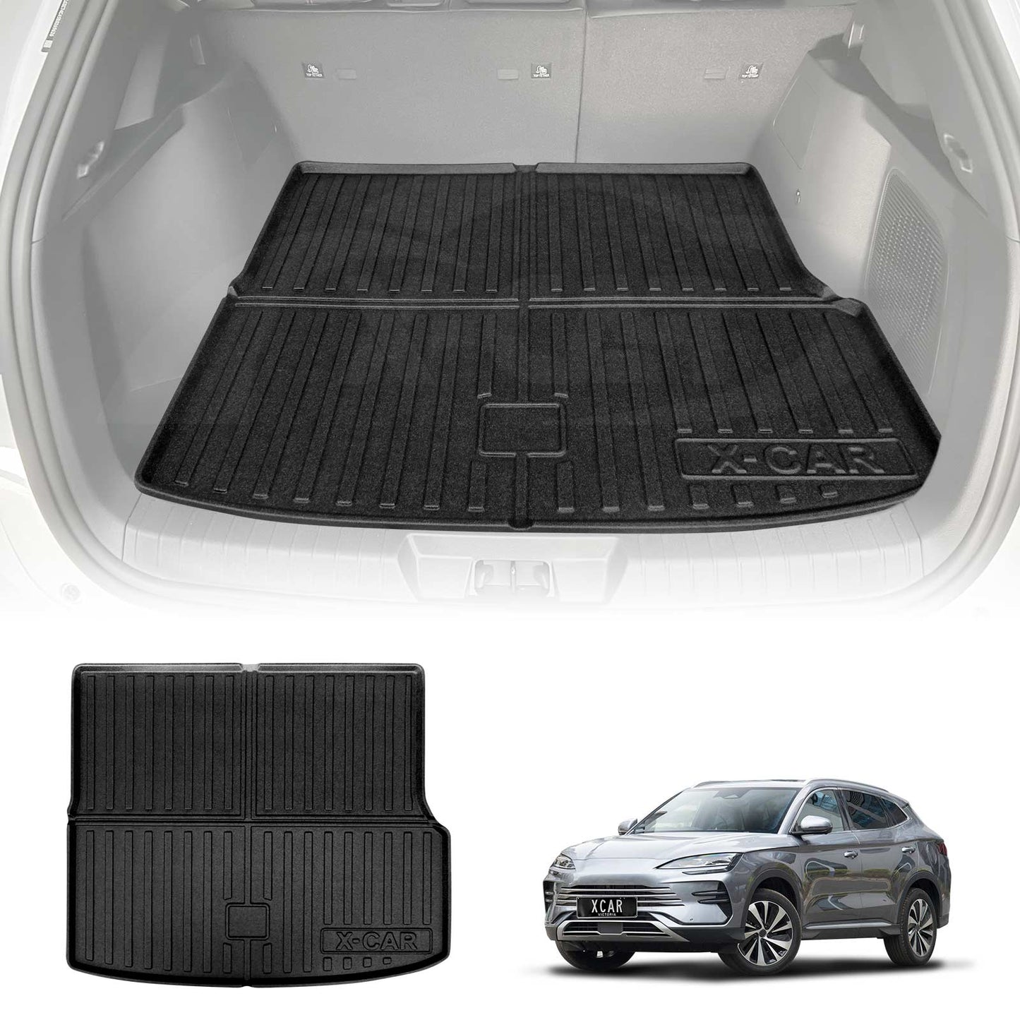 3D All Weather Boot Liner for BYD SEALION 6 SEALION6 2024-2025 Heavy Duty Cargo Trunk Cover Mat Luggage Tray