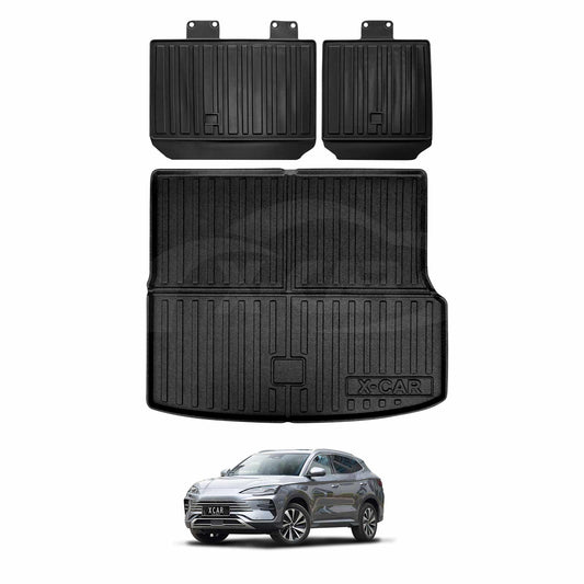 Boot Liner Back Seat Protector for BYD SEALION 6 SEALION6 2024-Onwards All Weather Heavy Duty Cargo Car Trunk Kick Mats