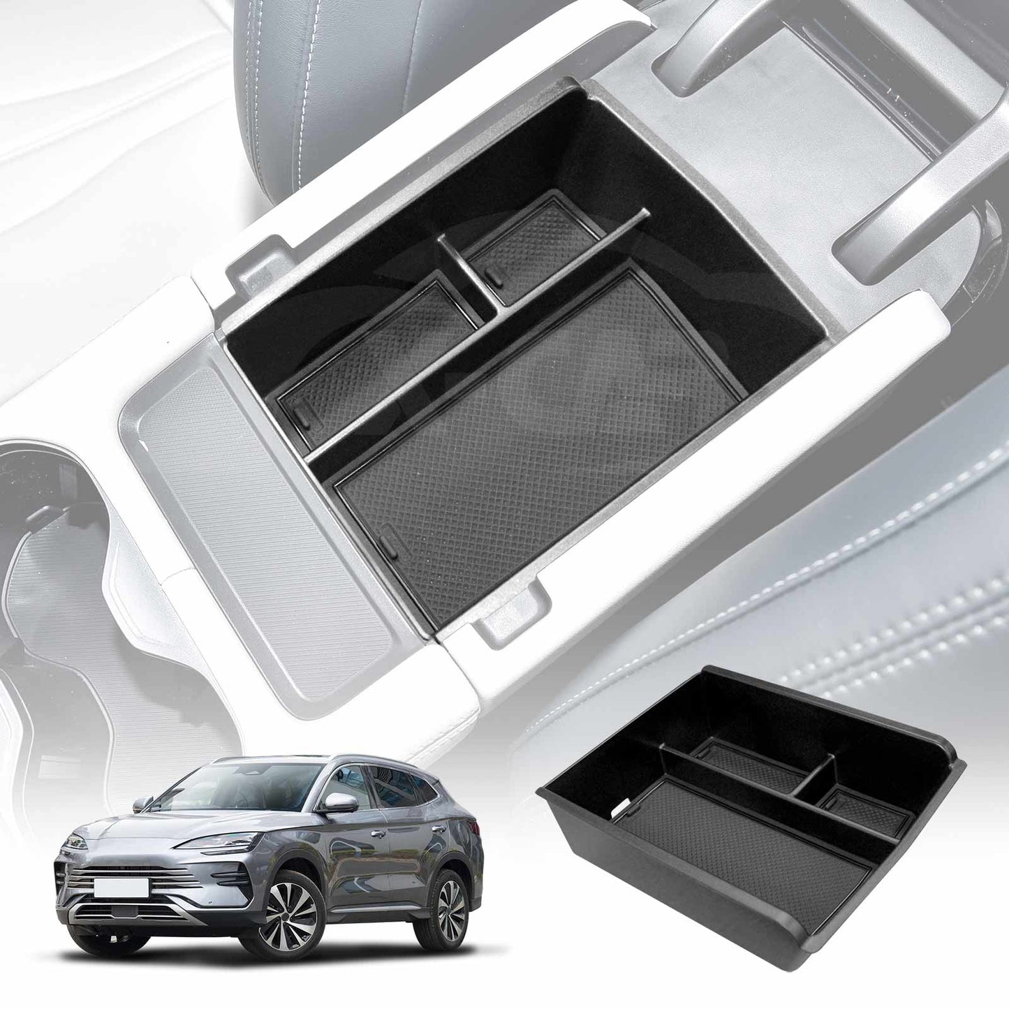 Centre Console Armrest Organizer Tray for BYD SEALION 6 SEALION6 2024-2025 Storage Box Accessories
