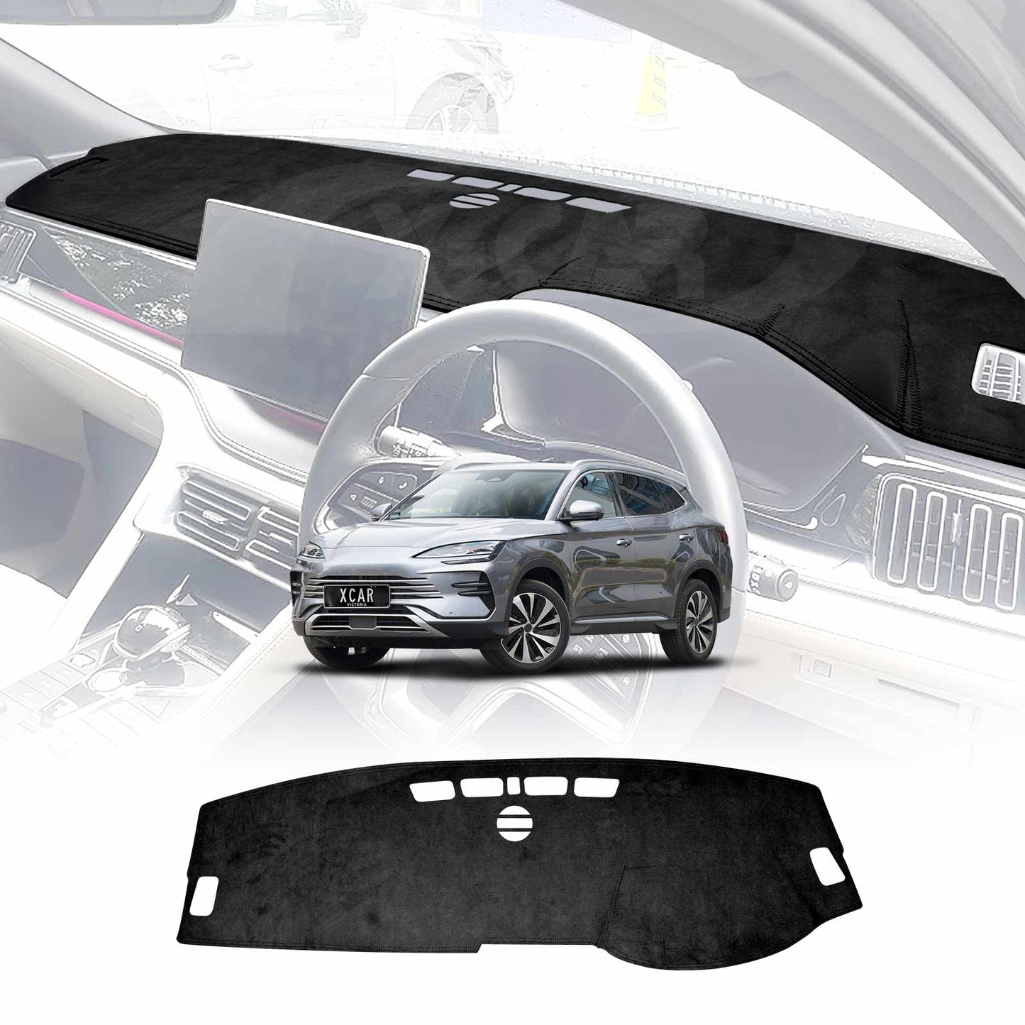 Dash Mat for BYD SEALION 6 SEALION6 Dynamic 2024-Onwards Non-Slip Microfiber Pad Cover Interior Accessories