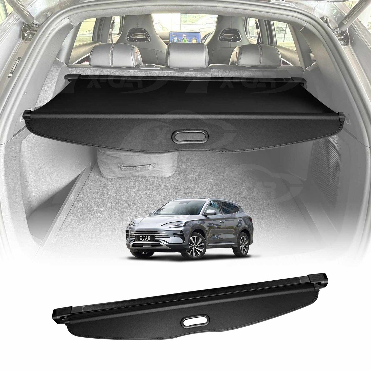 Retractable Cargo Cover for BYD SEALION 6 SEALION6 2024-Onwards Rear Rack Partition Shelter Canvas Trunk Luggage Security Shield Shade